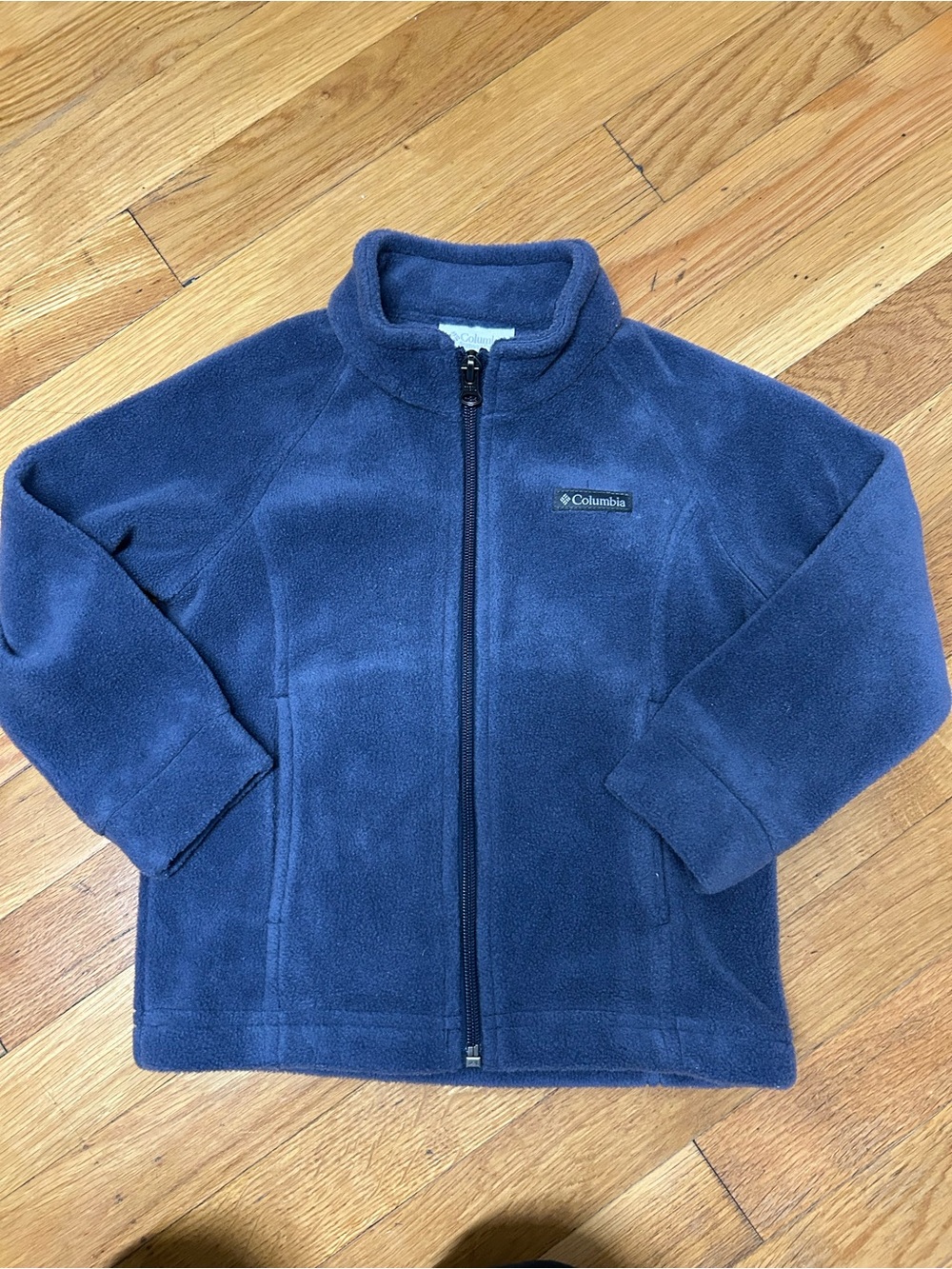 Columbia Kids Navy Full-Zip Fleece Jacket